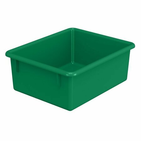 JONTI-CRAFT 8006JC 13 1/2'' x 8 5/8'' Green Plastic Cubbie Tray for Cubbie-Tray Storage Units 5318006